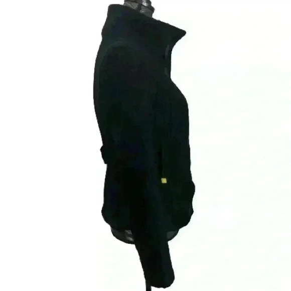 SOIA & KYO ELBOW PADS BLACK TWEED JACKET BLAZER SIZE S - Picture 4 of 10